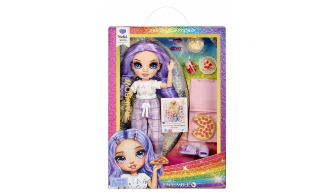 Doll Rainbow High Junior PJ Party, Violet Purple