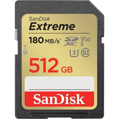 Sandisk memory card SDXC 512GB Extreme