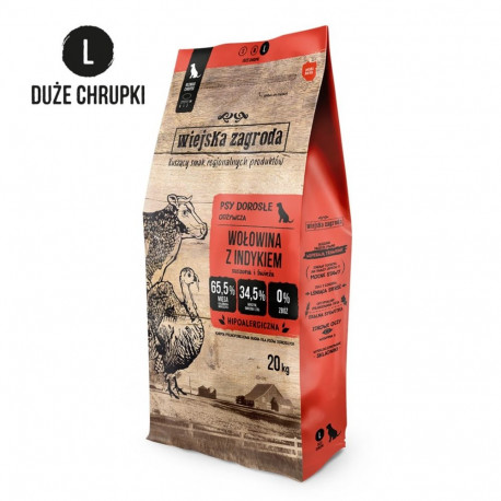 Rural Farm veiseliha kalkuniga L kuiv koeratoit 20kg