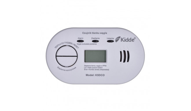 K5DCO KIDDE CARBON MONOXIDE AND CARBON MONOXIDE DETECTOR