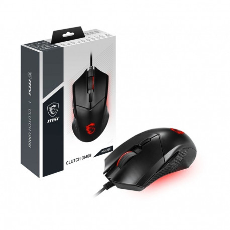 MSI optiline mängurihiir CLUTCH GM08, must, jah