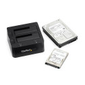 StarTech.com Dual-Bay USB 3.0 to SATA and IDE Hard Drive Docking Station, USB Hard Drive Dock, Exter