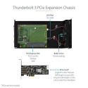 StarTech.com Thunderbolt 3 PCIe Expansion Chassis with DisplayPort - PCIe x16