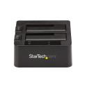 StarTech.com Dual-Bay USB 3.1 to SATA Hard Drive Docking Station, USB 3.1 (10 Gbps) Hard Drive Dock,