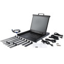 StarTech.com Rackmount KVM Console - Single Port VGA KVM with 19&quot; LCD Monitor for Server Ra