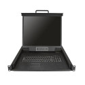 StarTech.com Rackmount KVM Console - Single Port VGA KVM with 19&quot; LCD Monitor for Server Ra