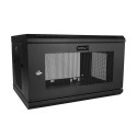 StarTech.com 2-Post 6U Wall Mount Network Cabinet with 1U Shelf, 19&quot; Wall-Mounted Server Ra