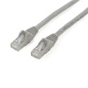 StarTech.com 2m CAT6 Ethernet Cable - Grey CAT 6 Gigabit Ethernet Wire -650MHz 100W PoE RJ45 UTP Net