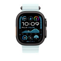 Apple 49mm Ice Blue Ocean Band Extension - Black Titanium Finish