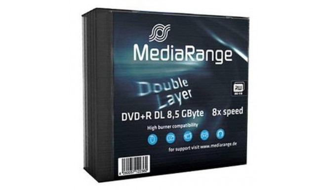 MediaRange MR465 blank DVD 8.5 GB DVD+R DL 5 pc(s)