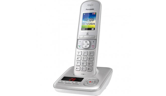 Panasonic KX-TGH720 DECT telephone Caller ID Pearl, Silver