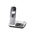 Panasonic KX-TGE520GS telephone DECT telephone Caller ID Black, Silver