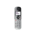 Panasonic KX-TGE520GS telephone DECT telephone Caller ID Black, Silver