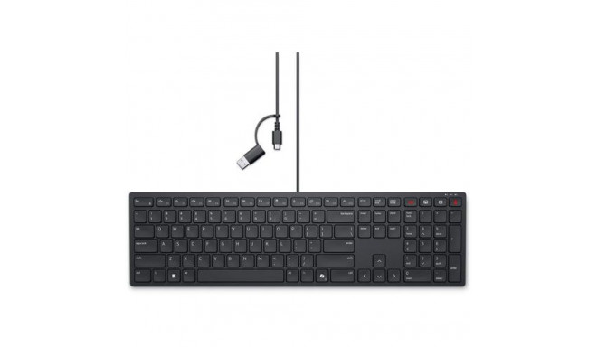 DELL KB525C keyboard Office USB QWERTY US International Black