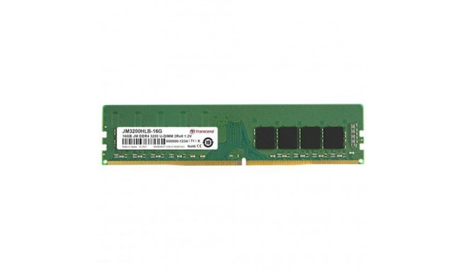 Transcend JM3200HLB-16G memory module 16 GB 2 x 8 GB DDR4 3200 MHz