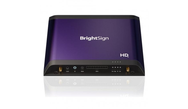 BrightSign HD225 digital media player Black, Purple 4K Ultra HD