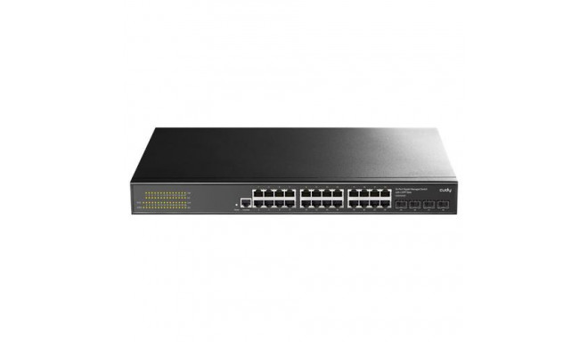 Cudy GS2024S2 network switch Managed L2/L3 Gigabit Ethernet (10/100/1000) 1U Black