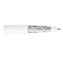 Alcasa GC-M2088 coaxial cable RG-6 15 m F White