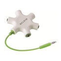 Belkin F8Z274BT audio splitter Green, White