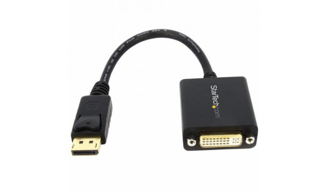 StarTech.com DisplayPort to DVI Adapter - DisplayPort to DVI-D Adapter Video Converter 1080p - DP 1.