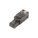 Digitus CAT 6A connector for field assembly, unshielded, AWG 27/7 to 22/1, solid and stranded wire