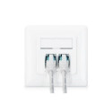 Digitus CAT 6A Class EA Network Outlet, Design-Compatible, Shielded, Flush Mount