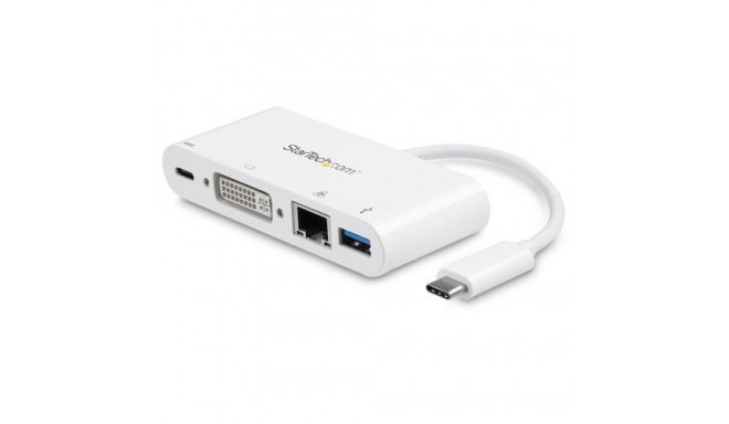 StarTech.com USB C Multiport Adapter - USB-C to DVI-D (Digital) Video Adapter with 60W Power Deliver