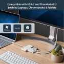 StarTech.com USB C Multiport Adapter - USB-C to DVI-D (Digital) Video Adapter with 60W Power Deliver