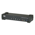 ATEN 4-Port USB 3.1 Gen 1 4K DisplayPort 1.2 KVMP™ Switch with Audio (KVM cables included)