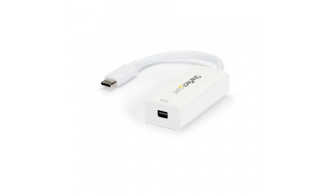 StarTech.com USB-C to Mini DisplayPort Adapter - 4K 60Hz - White - USB 3.1 Type-C to Mini DP Adapter