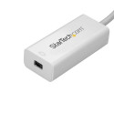 StarTech.com USB-C to Mini DisplayPort Adapter - 4K 60Hz - White - USB 3.1 Type-C to Mini DP Adapter