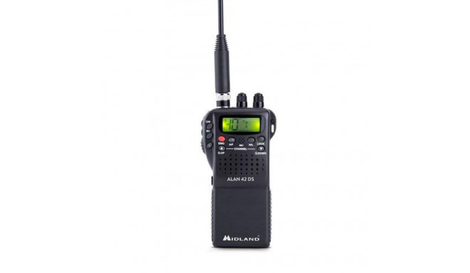 Midland C1267 two-way radio 40 channels 26.565 - 27.99125 MHz Black