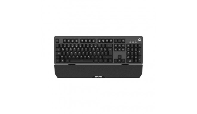 QPAD MK-40 keyboard Gaming USB QWERTZ German Black