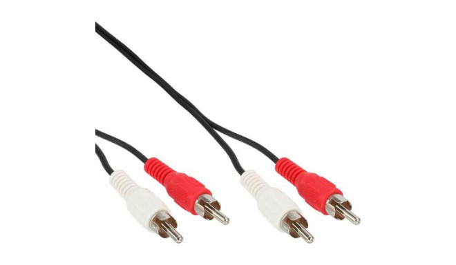 InLine Audio cable, 2x RCA M/M 20m