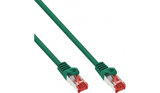 InLine Patch Cable S/FTP PiMF Cat.6 250MHz PVC copper green 3m