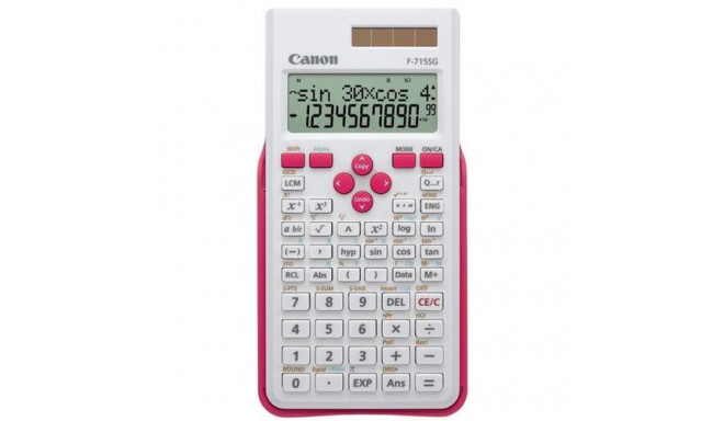 Canon F-715SG calculator Pocket Scientific Pink, White