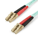 StarTech.com 1m (3ft) LC/UPC to LC/UPC OM4 Multimode Fiber Optic Cable, 50/125µm LOMMF/VCSEL Zipcord