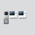 Siedle SET CVB 850-2 E/W video intercom system 8.89 cm (3.5&quot;) Stainless steel, White