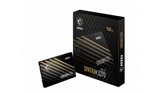 MSI SPATIUM S270 SATA 2.5 240GB internal solid state drive 2.5&quot; Serial ATA III 3D NAND