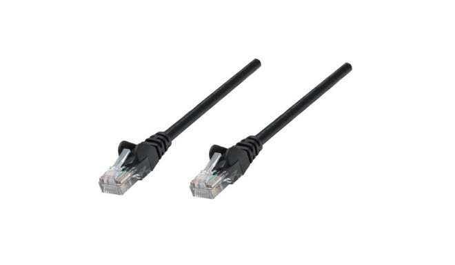 Intellinet Network Patch Cable, Cat6, 1.5m, Black, Copper, S/FTP, LSOH / LSZH, PVC, RJ45, Gold Plate