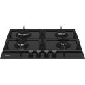 Beko HILG64225S hob Black Built-in 60 cm Gas 4 zone(s)