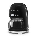 Smeg 50&#039;s Style Drip Filter Coffee Machine DCF02BLEU Black