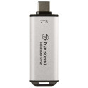 Transcend SSD ESD300S        2TB USB-C silver