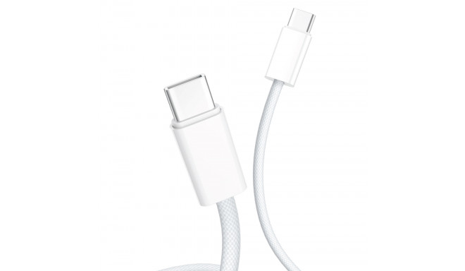 D-Fruit kaabel USB-C - USB-C 2m, valge (DF119)