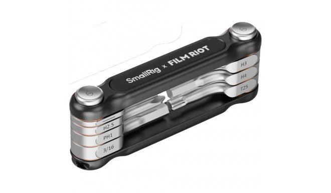 SmallRig 4374 x FILM RIOT 7-in-1 Folding Wrench Set with Multiple Angle Positioning Black