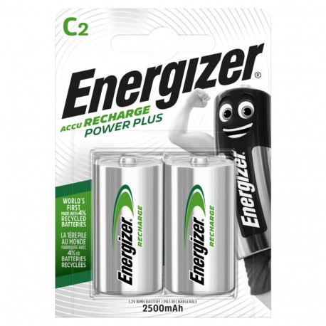 Energizer laetavad akud C 2500mAh 2 tk