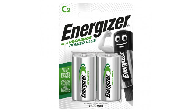 ENERGIZER RECH C 2500MAH 2 PACK