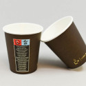 Kohvitops kartongist 250ml COFFEE 4 YOU pruun 100tk/pk