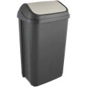 Trash can Swing-Bin 50L black