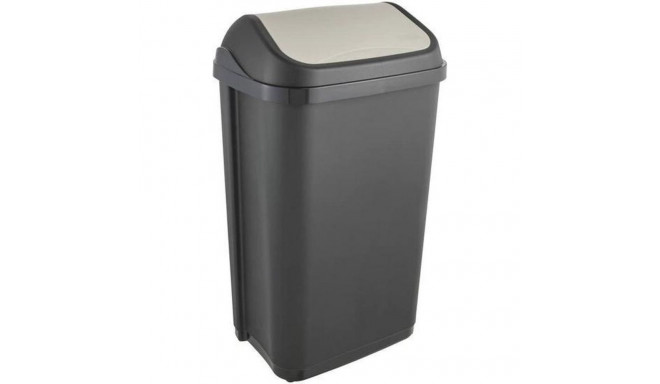 Trash can Swing-Bin 50L black